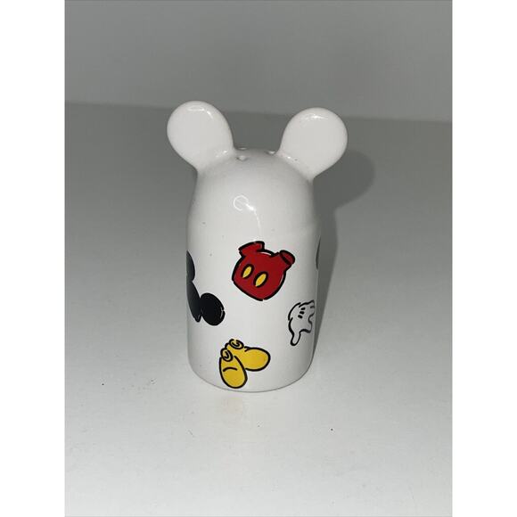 Vintage Disney Mickey Mouse Ears Clothes Salt replacement Shaker white - Picture 1 of 6